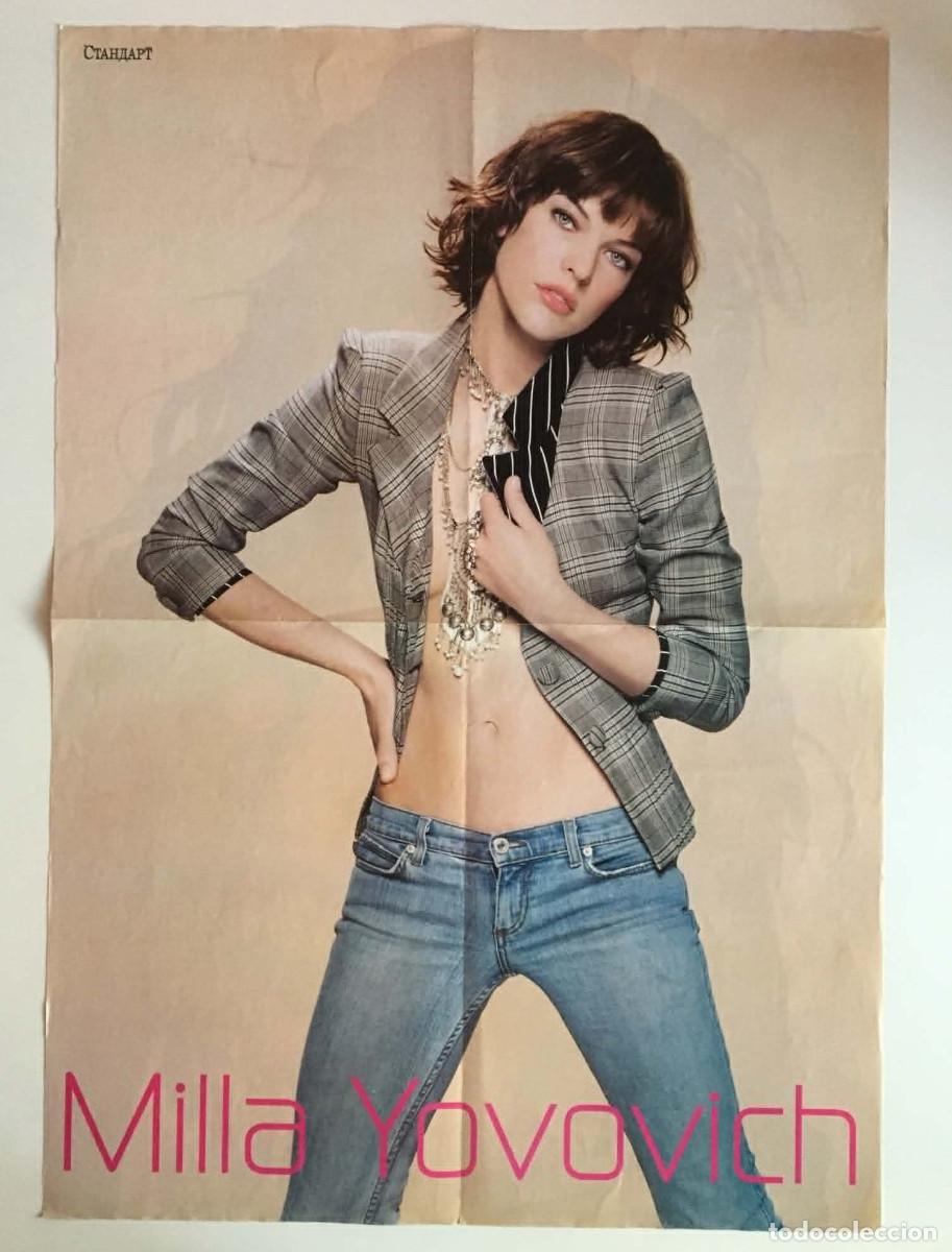 Carteles: Milla Jovovich / Christina Aguilera Xtina Double-Sided Bulgarian Standart Magazine Mega Poster A2