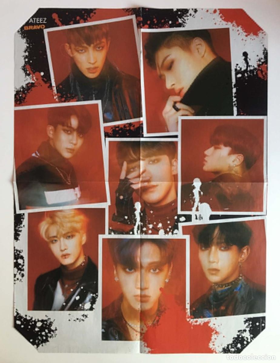 Carteles: ATEEZ / Liam Payne Original Double-Sided Mega Poster A2 - Bravo Magazine Bulgaria Music K-Pop