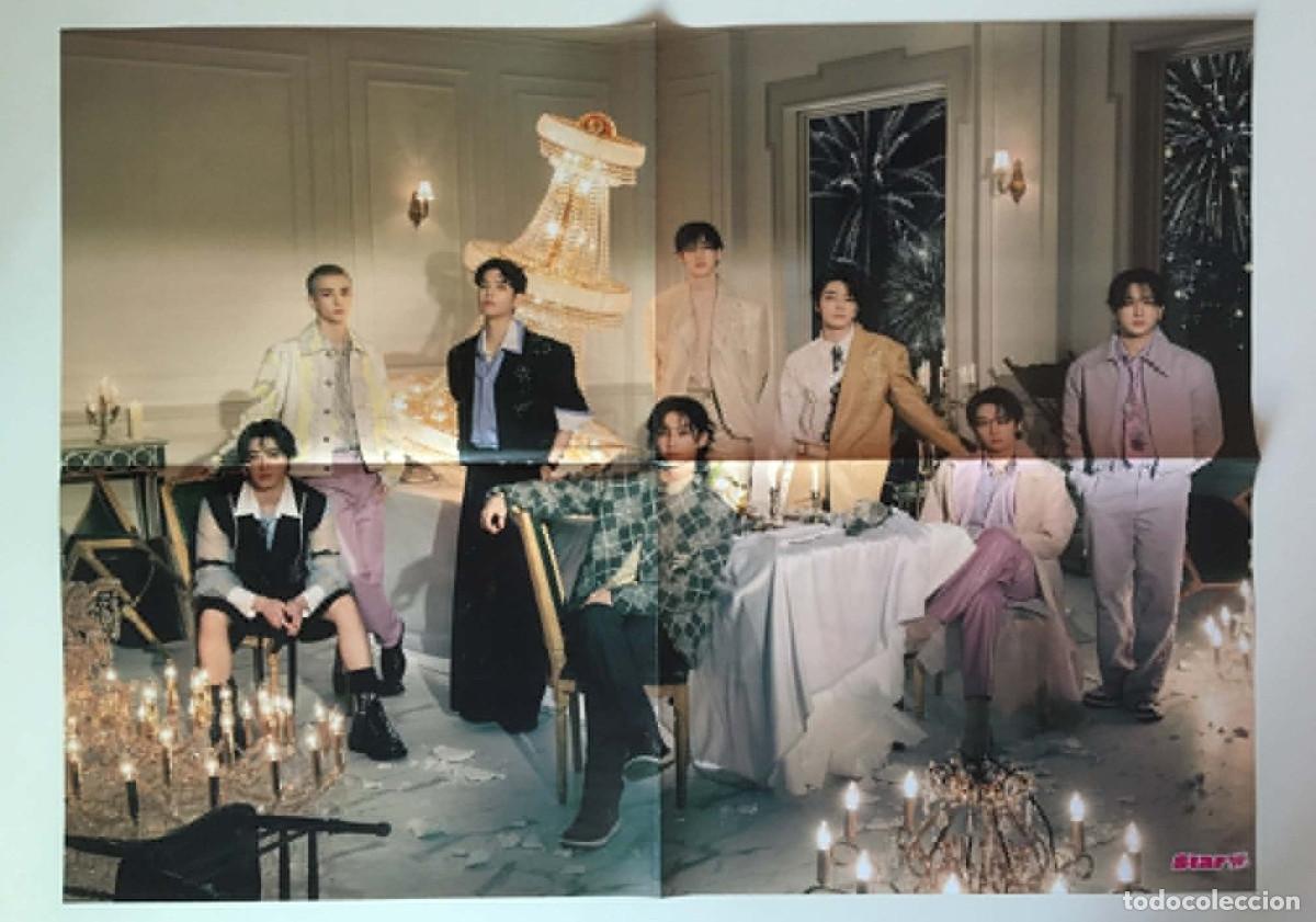 Carteles: Stray Kids / Bang Chan Original Double-Sided Mega Poster A2 - Star VIP Magazine France Music K-Pop