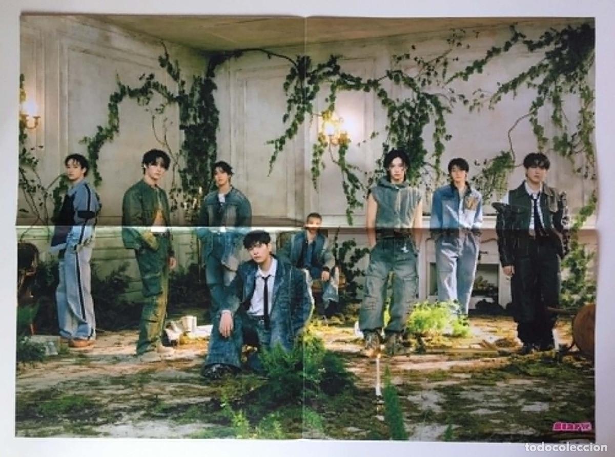 Carteles: Stray Kids / Felix Original Double-Sided Mega Poster A2 - Star VIP Magazine France Music K-Pop