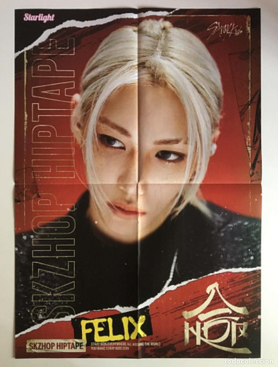 Carteles: Felix Stray Kids / Wednesday Season 2 Double-Sided Mega Poster A2 - StarLight France Music K-Pop TV