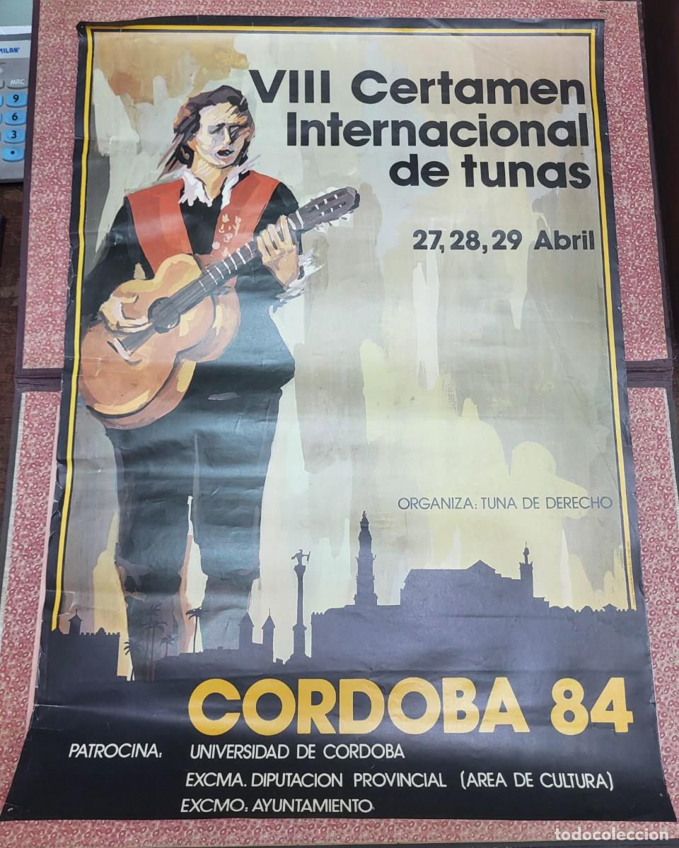 Carteles: ANTIGUA CARTEL VIII CERTAMEN INTERNACIONAL DE TUNAS CORDOBA 1984