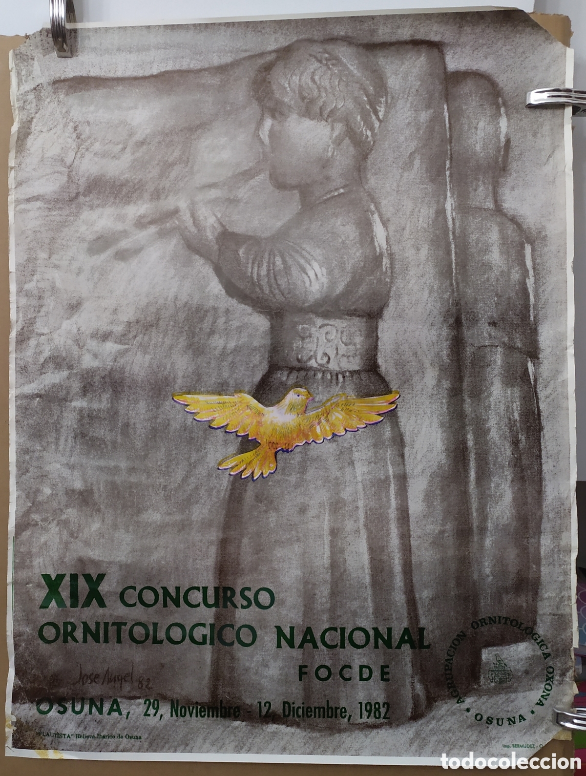 Carteles: Cartel: XX Concurso Ornitol&oacute;gico Nacional, Osuna 1982