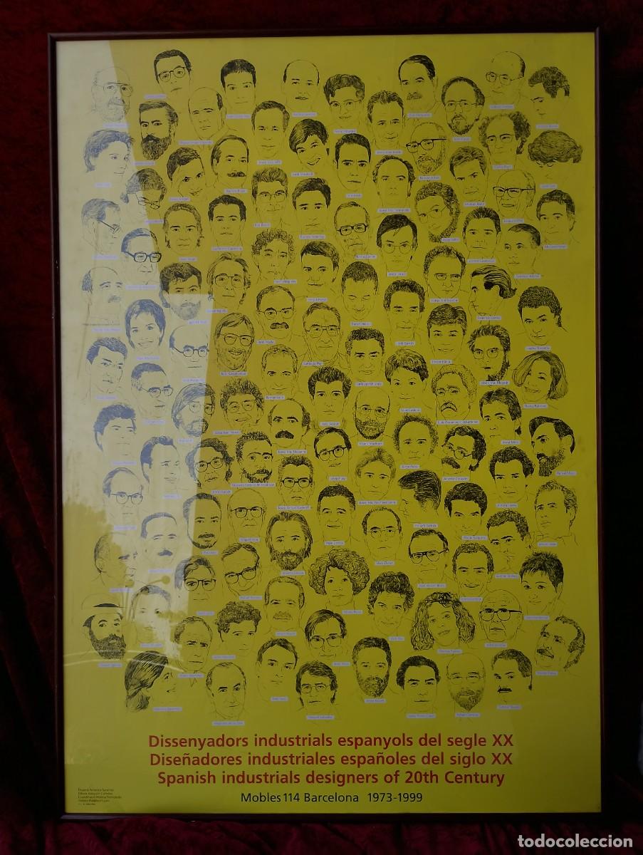 Carteles: De MOBLES 114 el exclusivo p&ograve;ster con la relaci&oacute;n de los DISE&Ntilde;ADORES INDUSTRIALES ESPA&Ntilde;OLES DEL S.XX
