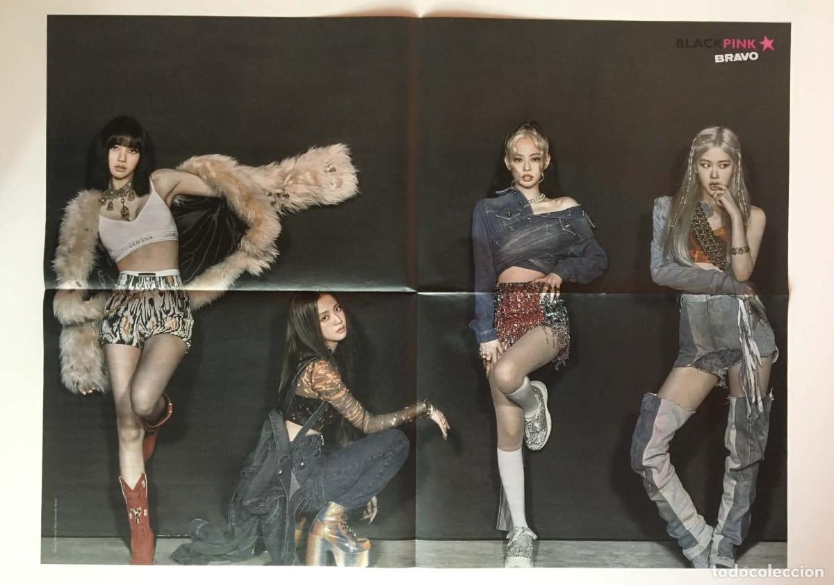 Affissi: Blackpink / The Kissing Booth 2 Original Mega Double-Sided Poster A2 - Bravo Magazine Bulgaria K-Pop