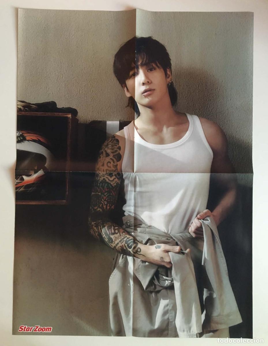 Carteles: Jungkook / BTS Original Double-Sided Poster A2 - Star Zoom Magazine France Music K-Pop