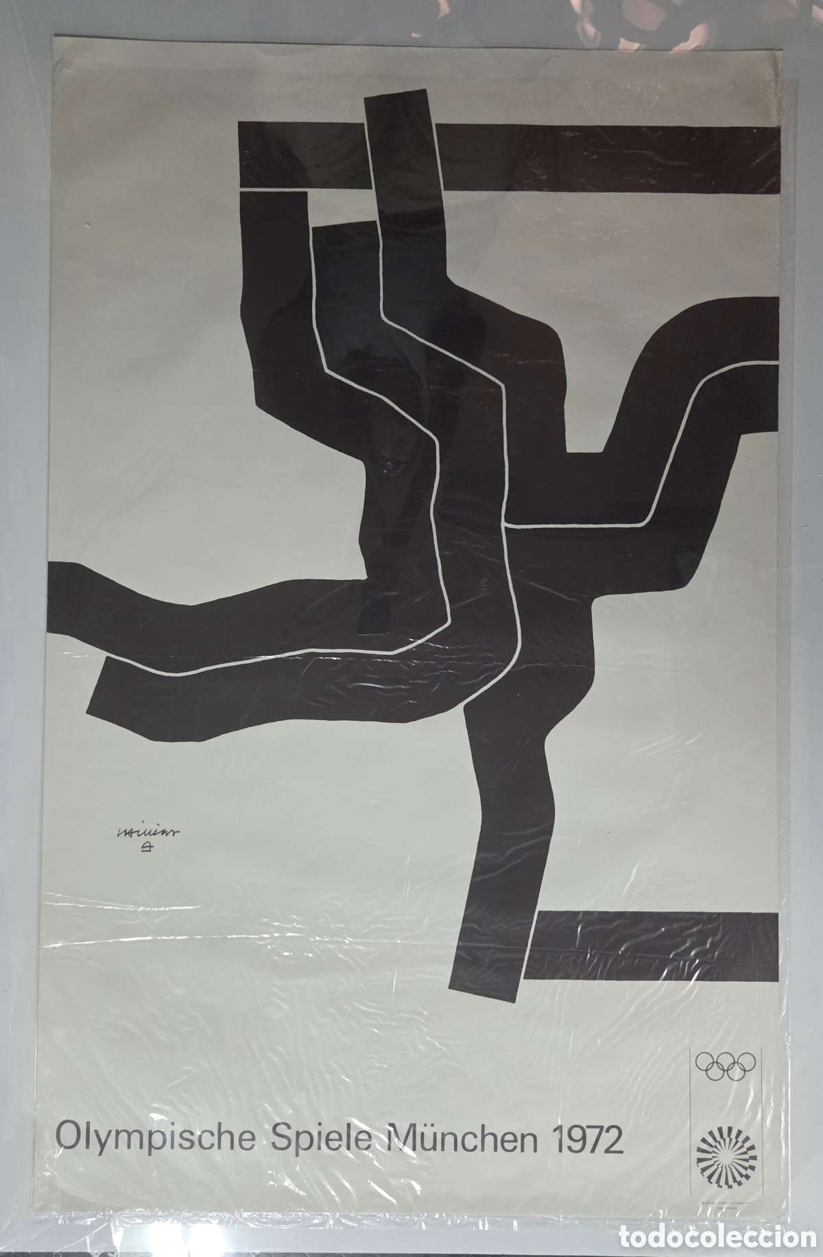Carteles: Eduardo Chillida. Cartel Munich 1972 - Foto 2