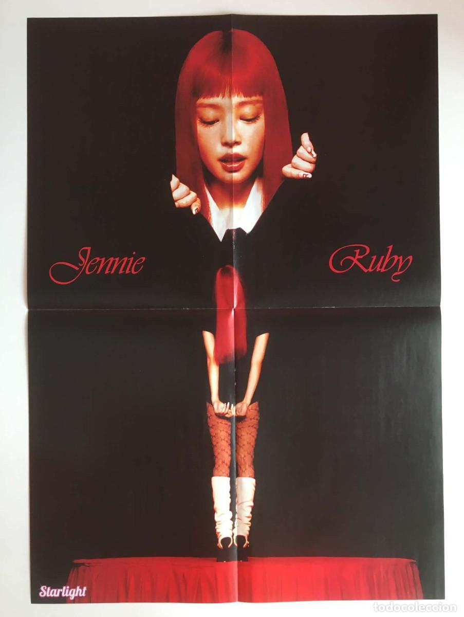 Carteles: Jennie / Blackpink Original Double-Sided Mega Poster A2 - Starlight Magazine France Music K-Pop