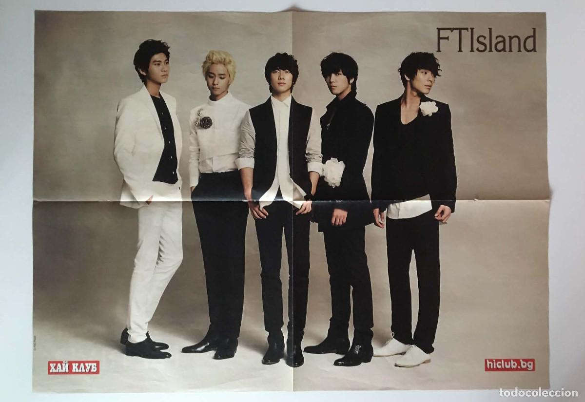 Carteles: FTIsland / Gareth Bale Tottenham Original Double-Sided Mega Poster A2 HiClub Magazine Bulgaria K-Pop