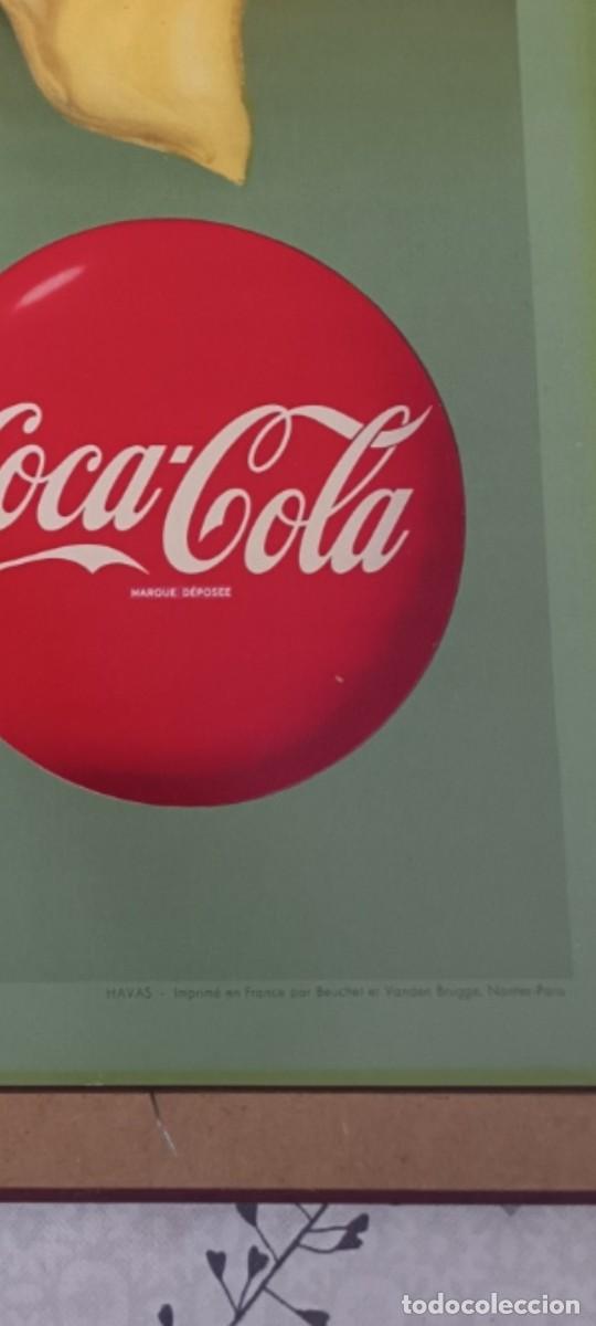 Carteles: C&aacute;rtel Cocacola franc&eacute;s 1950 - Foto 2