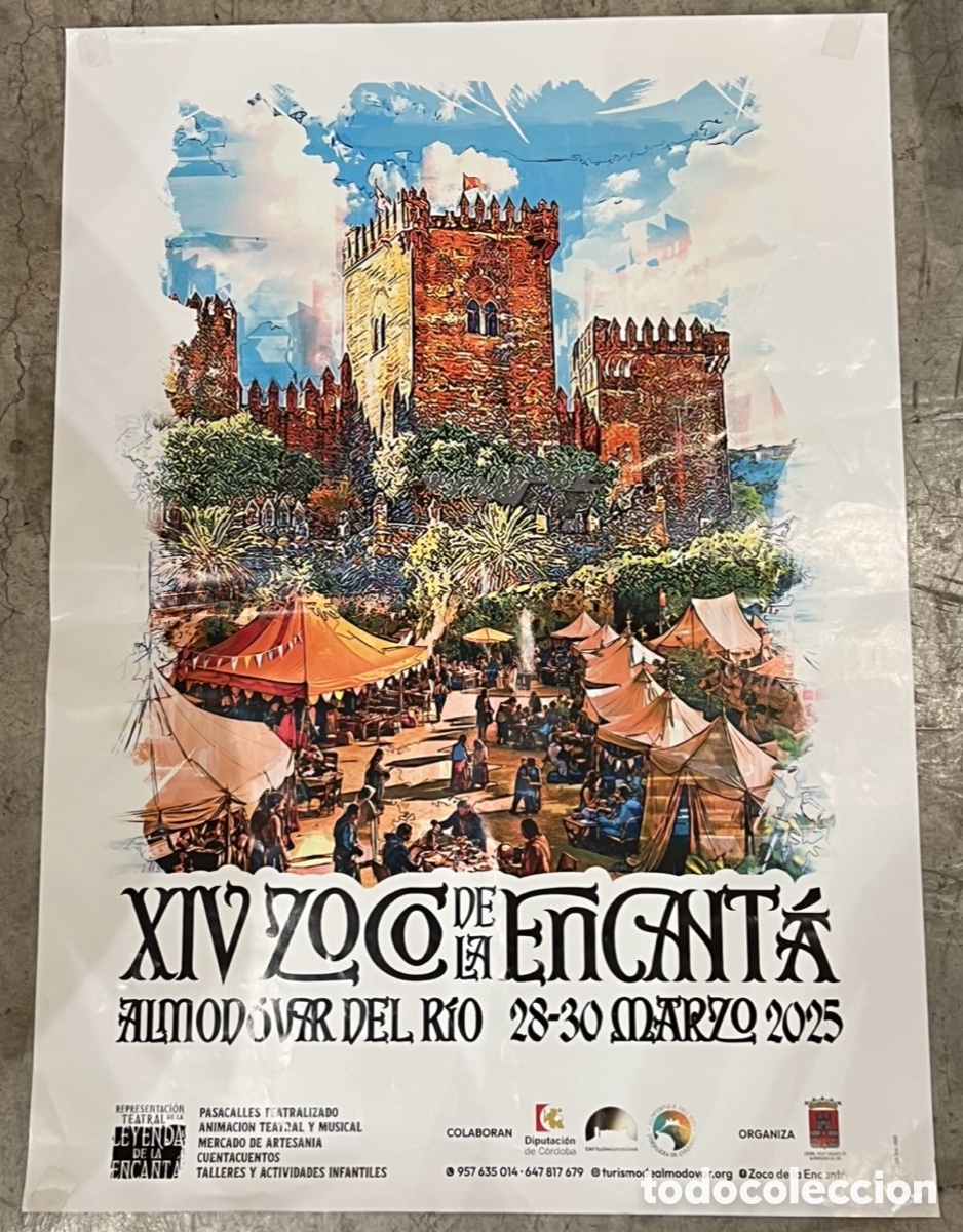 Carteles: Cartel. XIV Zoco de la Encanta. Almod&oacute;var del R&iacute;o. C&oacute;rdoba. 2025.