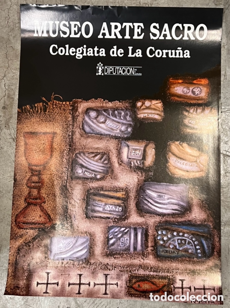 Carteles: Cartel. Colegiata de La Coru&ntilde;a. Museo de Arte Sacro.