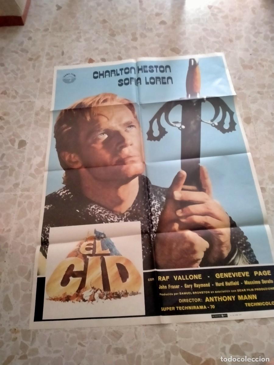 Carteles: cartel de cine el cid campeador