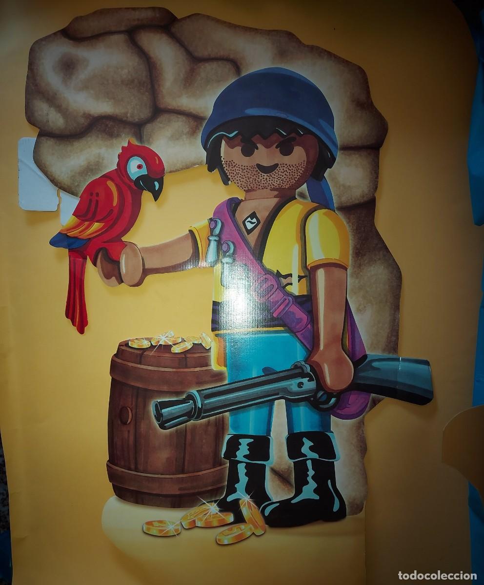 Carteles: PLAYMOBIL CARTEL EXPOSITOR EXPLORADOR