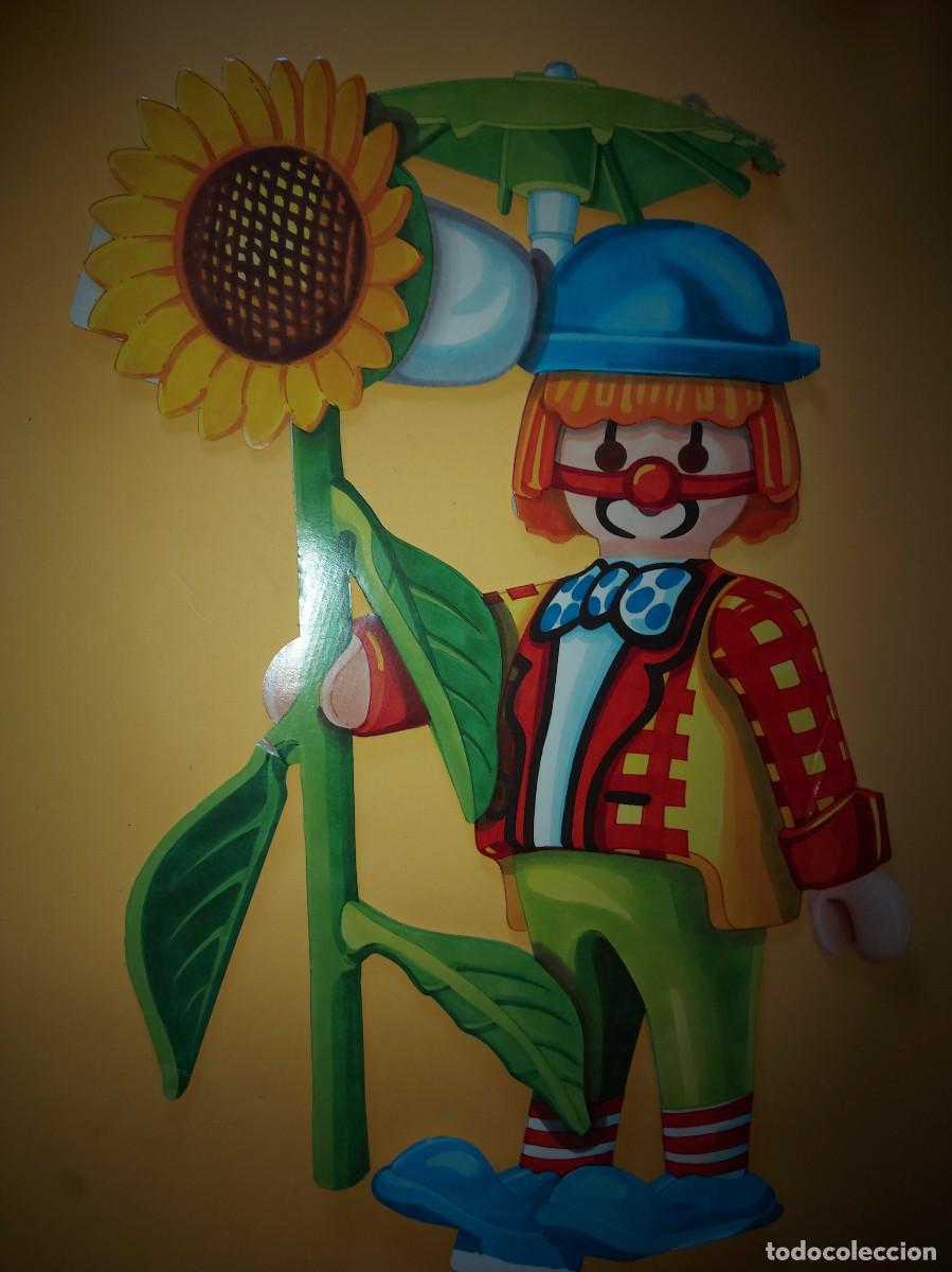 Carteles: PLAYMOBIL CARTEL EXPOSITOR PAYASO