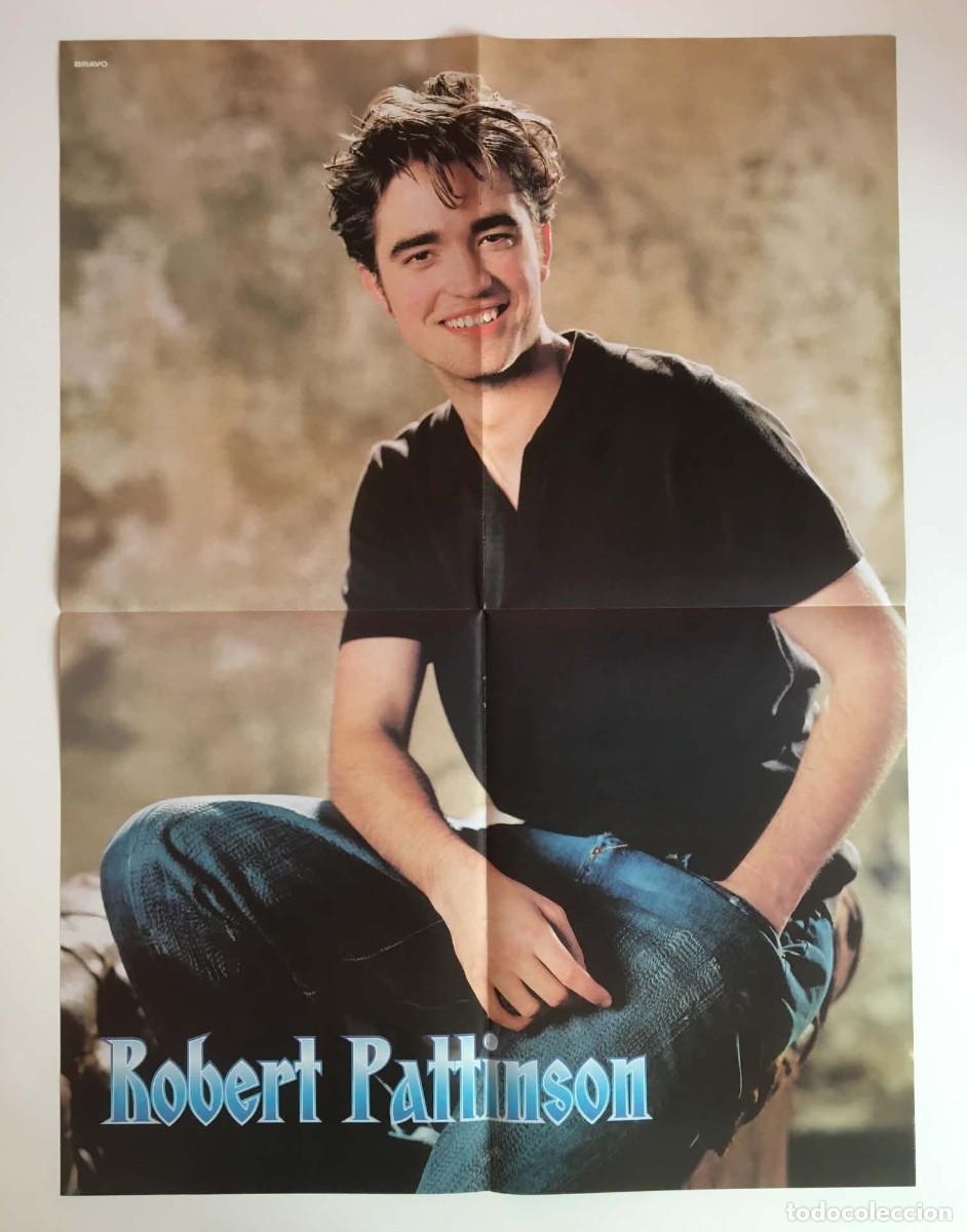 Carteles: Robert Pattinson / Kelly Clarkson Giant Double-Sided Poster A2 - Bravo Magazine Bulgaria Movie Music