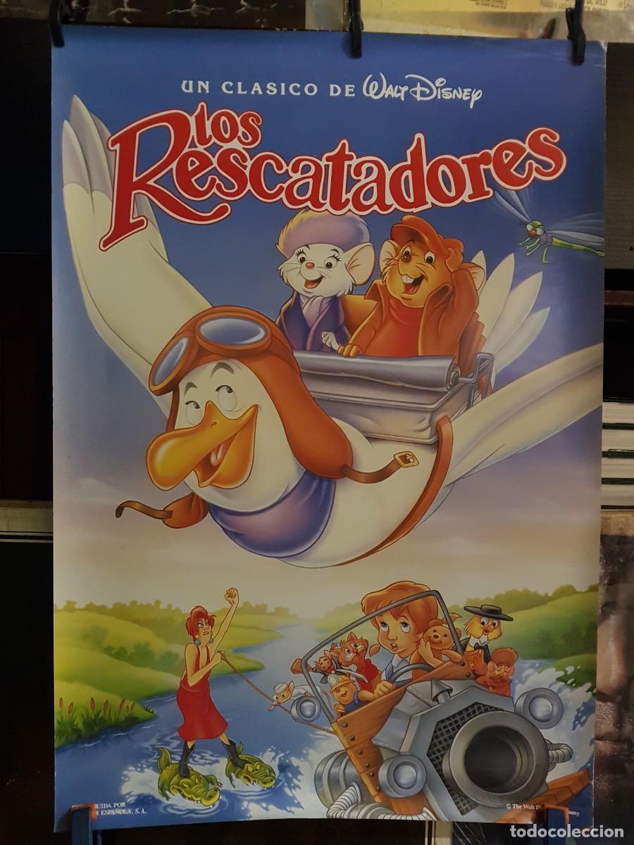 Carteles: CARTEL LOS RESCATADORES (CON GAVIOTA) 68CMX100CM