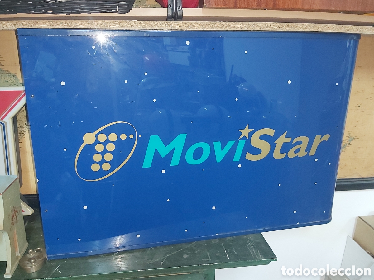 Carteles: Antiguo cartel luminoso Movistar