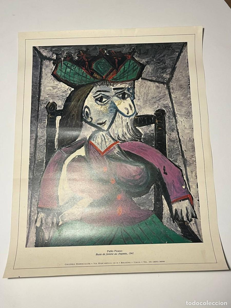 Carteles: Pablo Picasso &ndash; Buste de Femme au Chapeau (1941) | Gran cartel de arte vintage