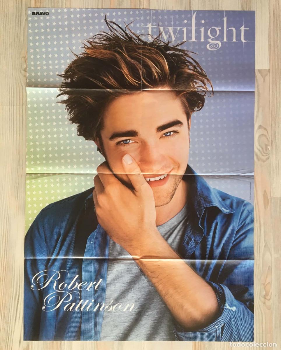 Carteles: Robert Pattinson Twilight / Miley Cyrus Giant Double-Sided XL Poster А1 - Bravo Germany Movie Music