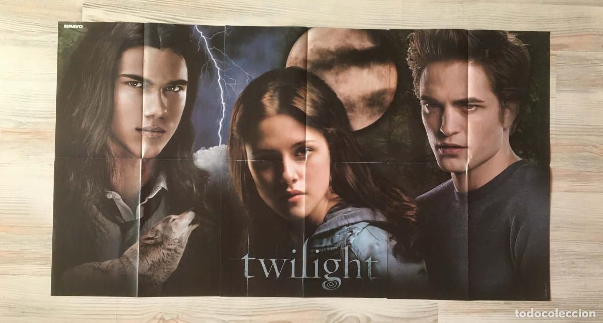 Carteles: Kristen Robert Taylor Twilight Rare 3-Part Giant Modular Mega Poster - Bravo Magazine Bulgaria Movie