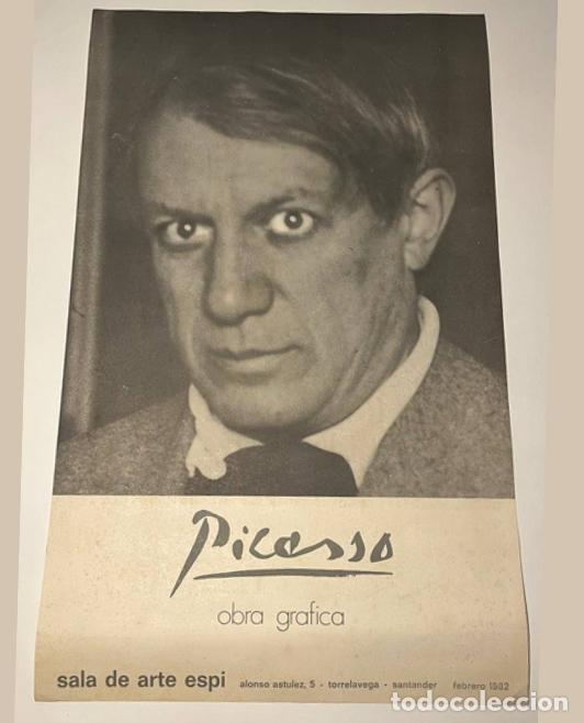 Carteles: Picasso &ndash; Obra gr&aacute;fica | Cartel original exposici&oacute;n Sala de Arte Espiel (1982)