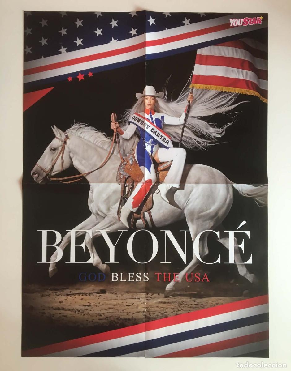 Carteles: Beyonc&eacute; Cowboy Carter / Millie Bobby Brown Large Double-Sided Poster A2 - YouStar Magazine France