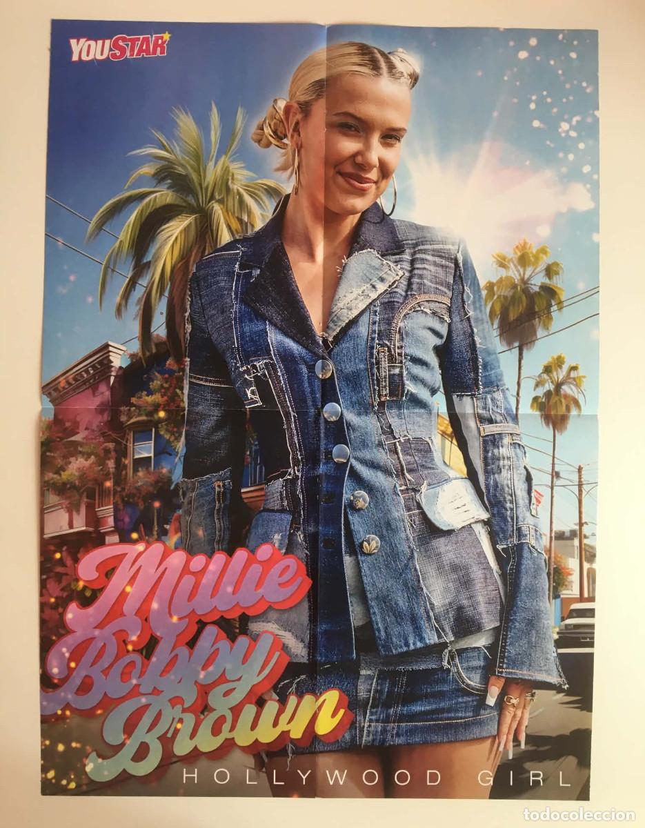 Carteles: Millie Bobby Brown Hollywood Girl / Taylor Swift Double-Sided Poster A2 - YouStar Magazine France