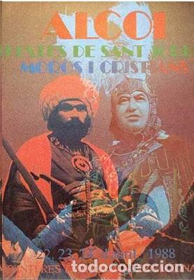 Carteles: Cartel fiestas Moros y Cristianos Alcoi 1988