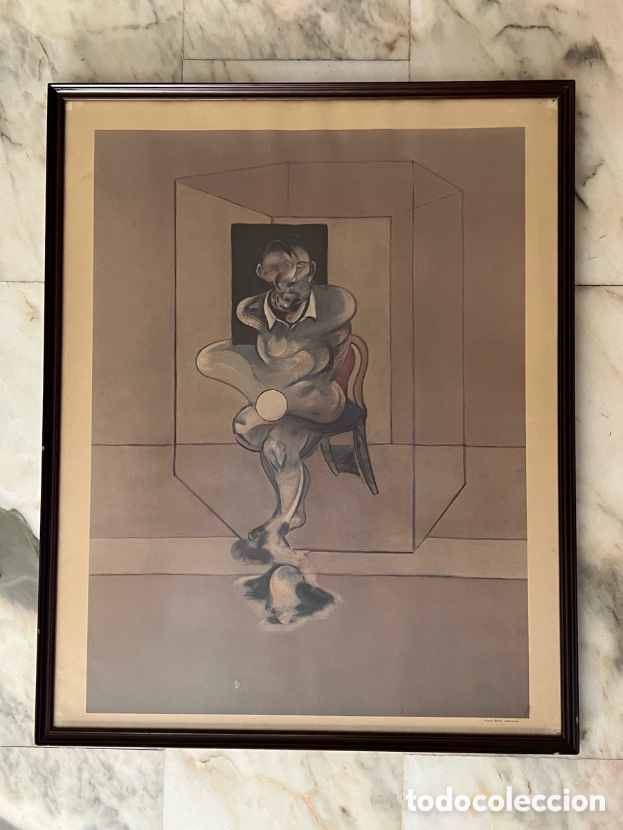 Carteles: FRANCIS BACON. Estudio para autorretrato (Study for Self-Portrait) Cartel enmarcado (a.1991)