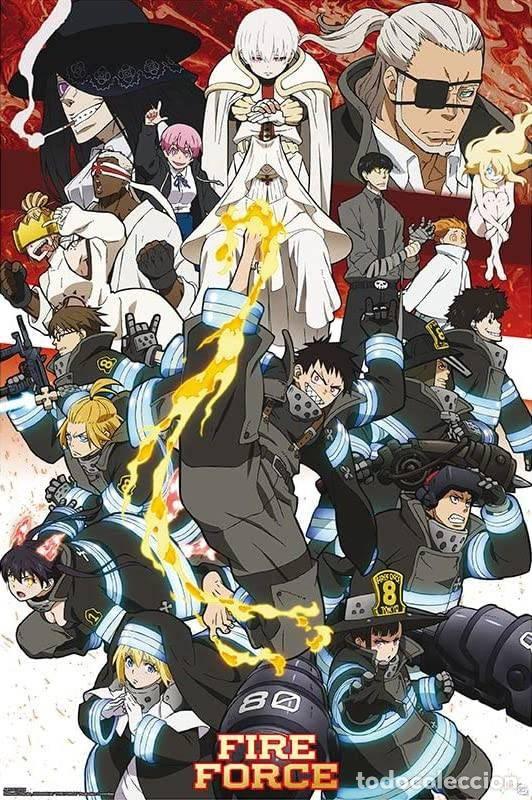 Posters: Poster Key art season 2 - Fire Force (POSTER 61 x 91,5)