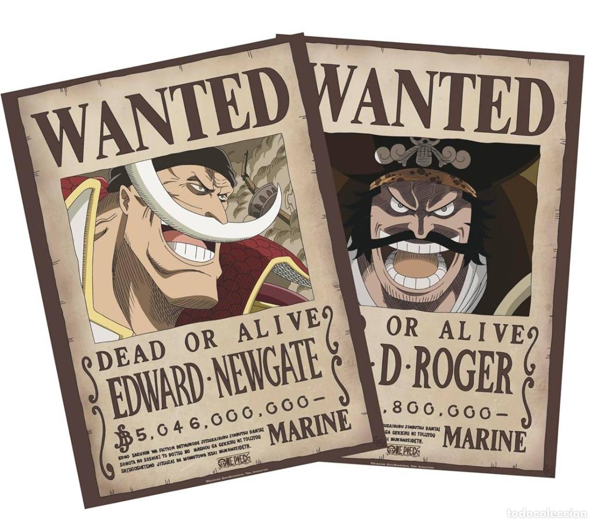 Posters: Set 2 Chibi Posters Wanted Roger & Whitebeard - One Piece (POSTER 52x38)