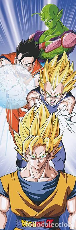 Carteles: Poster Puerta Saiyans - Dragon Ball (POSTER 53x158)
