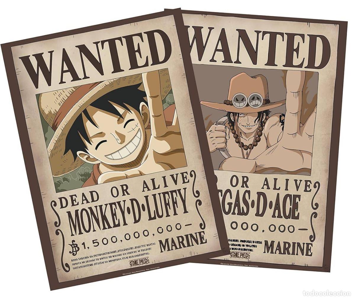 Posters: Set 2 Chibi Poster Wanted Luffy & Ace - One Piece (POSTER 52x38)