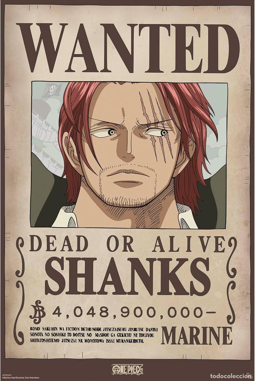 Affissi: Poster Wanted Shanks Wano - One Piece (POSTER 61x91.5)