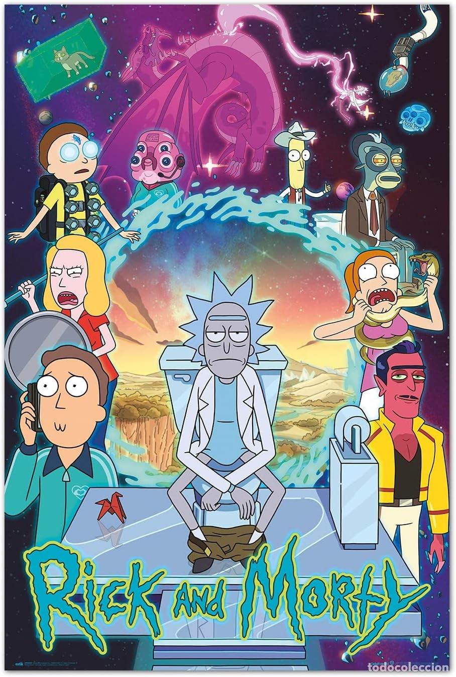 Plakate: Poster Temporada 4 - Rick & Morty (POSTER 61 x 91,5)