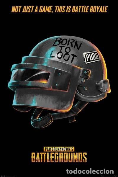 Affiches: Poster PUBG - Casco Nacido para Saquear (POSTER 61 x 91,5)