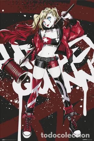 Carteles: Poster Harley Quinn Anime - DC Comics (POSTER 91.5x61)