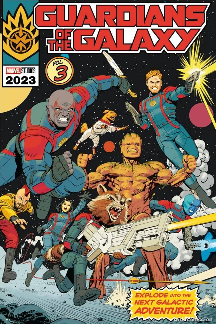 Carteles: Poster Explode Into The Next Galactic Adventure - Guardianes de la Galaxia Vol 3 (POSTER 61 x 91,5)