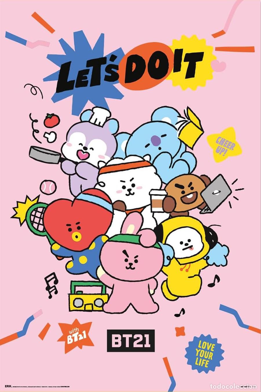 Carteles: Poster Lets Do It - BT21 (POSTER 61 x 91,5)
