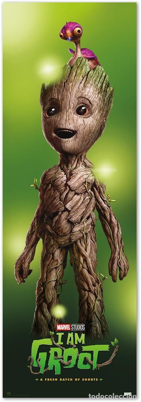 Carteles: Poster Puerta I am Groot - Marvel (POSTER 53x158)