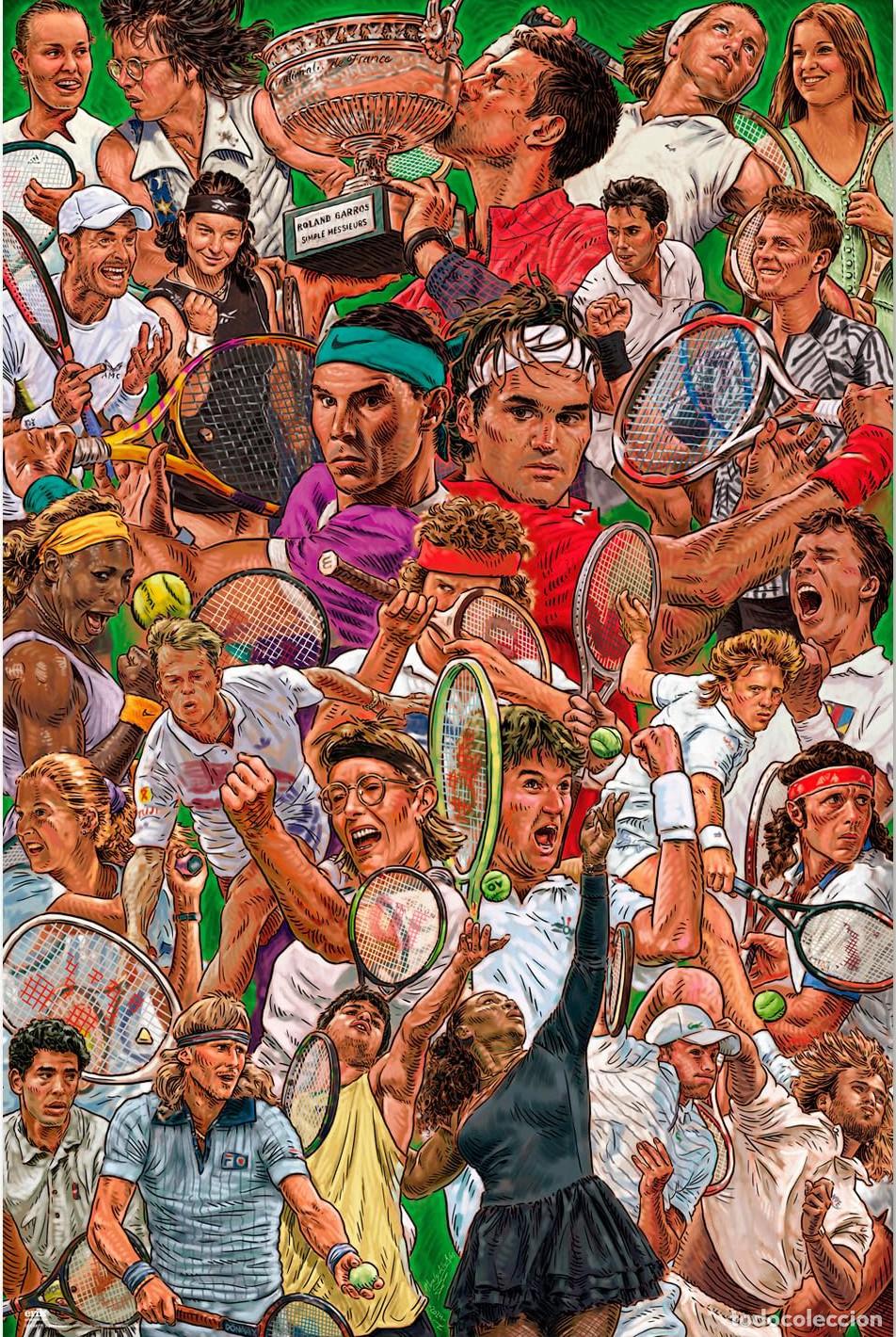 Carteles: Poster Tenistas de Leyenda (POSTER 61 x 91,5)