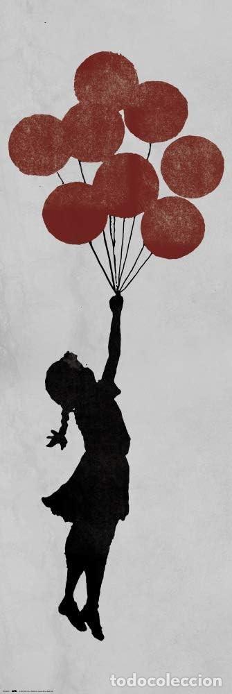 Carteles: Poster Puerta Brandalised Girl Floating (POSTER 53x158)