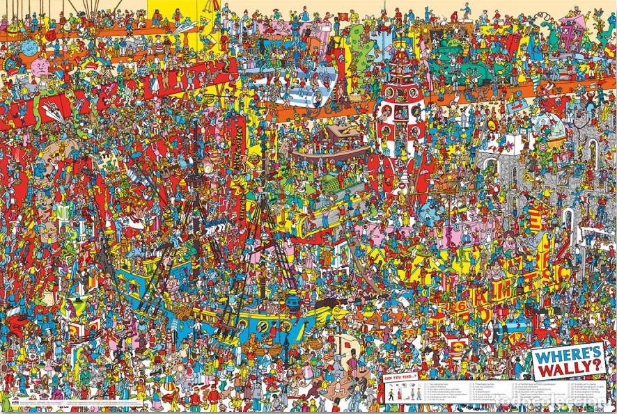 Carteles: Poster Donde esta wally? (POSTER 61 x 91,5)