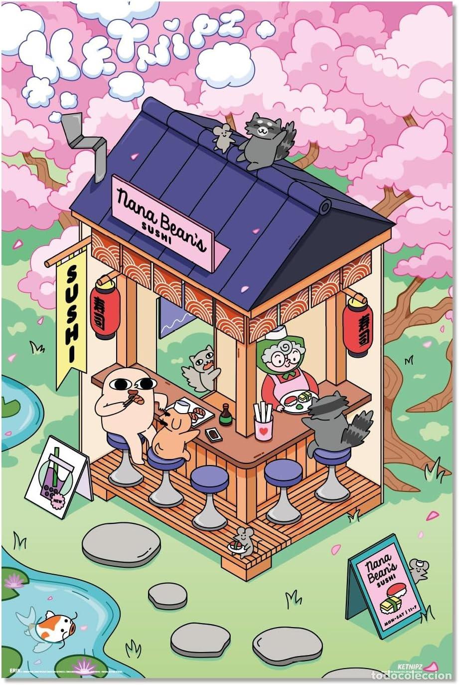 Carteles: Poster Ketnipz Sushi (POSTER 61 x 91,5)