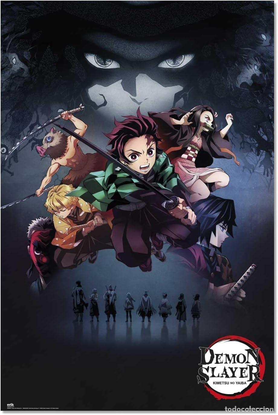 Carteles: Poster Guardianes de la noche - Demon Slayer (POSTER 61 x 91,5)