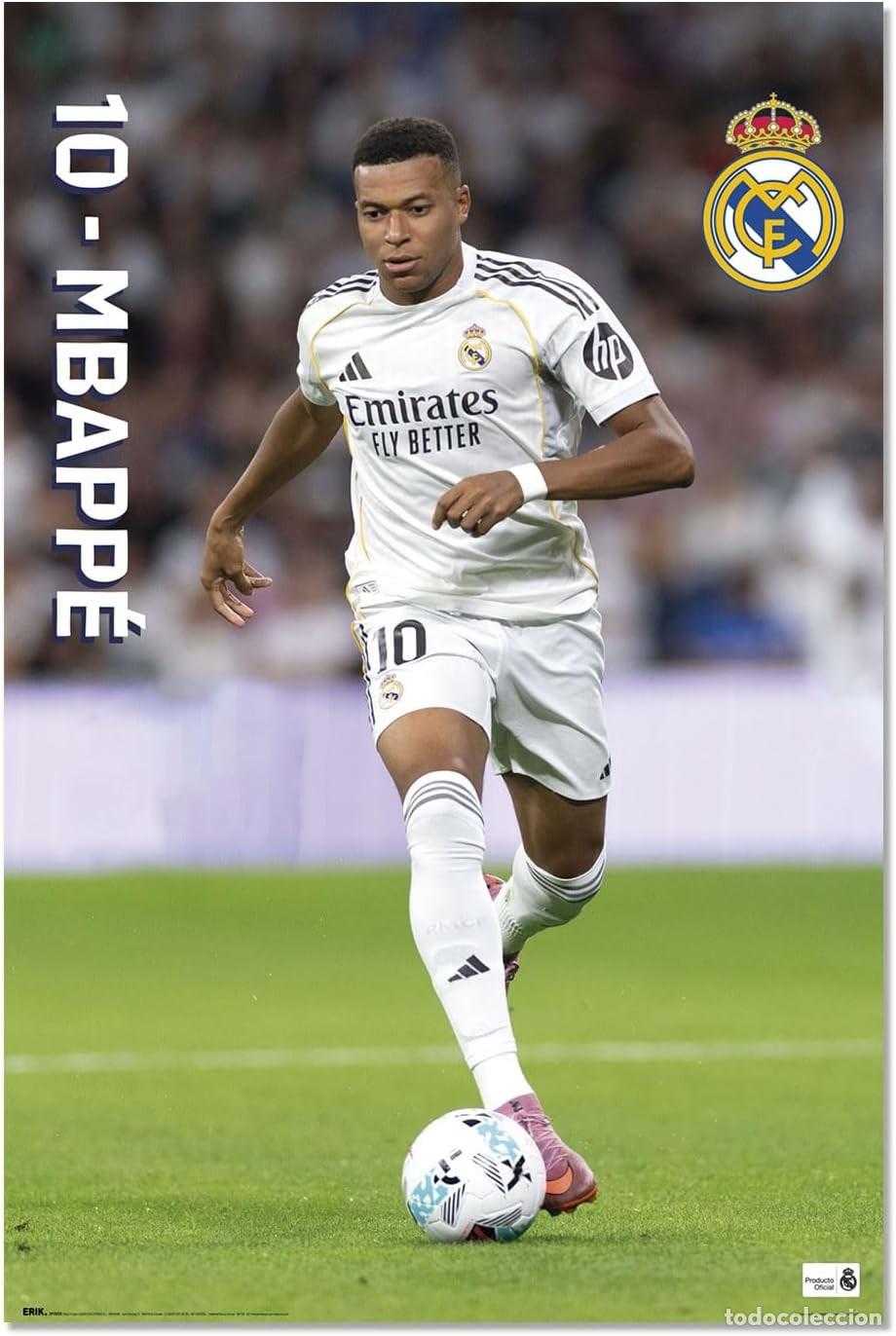 Carteles: Poster Mbappe - Real Madrid (POSTER 61 x 91,5)