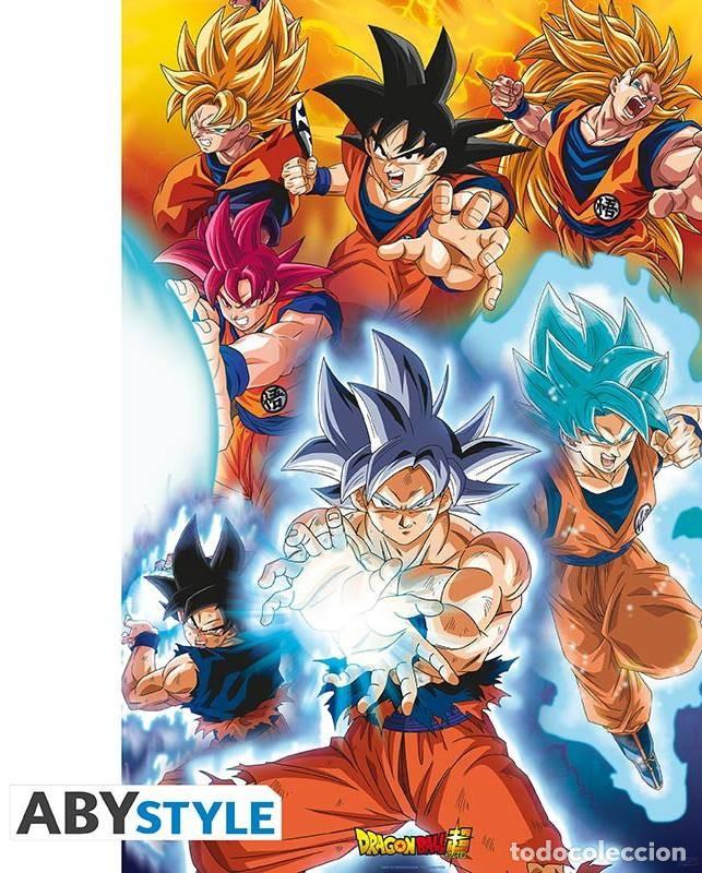 Affiches: Poster Transformacion Goku - Dragon Ball Super (POSTER 91,5 x 61)