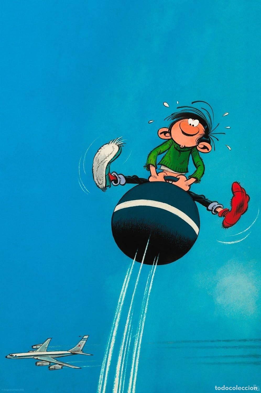 Affiches: Poster Gaston Jumping Balloon (POSTER 61 x 91,5)