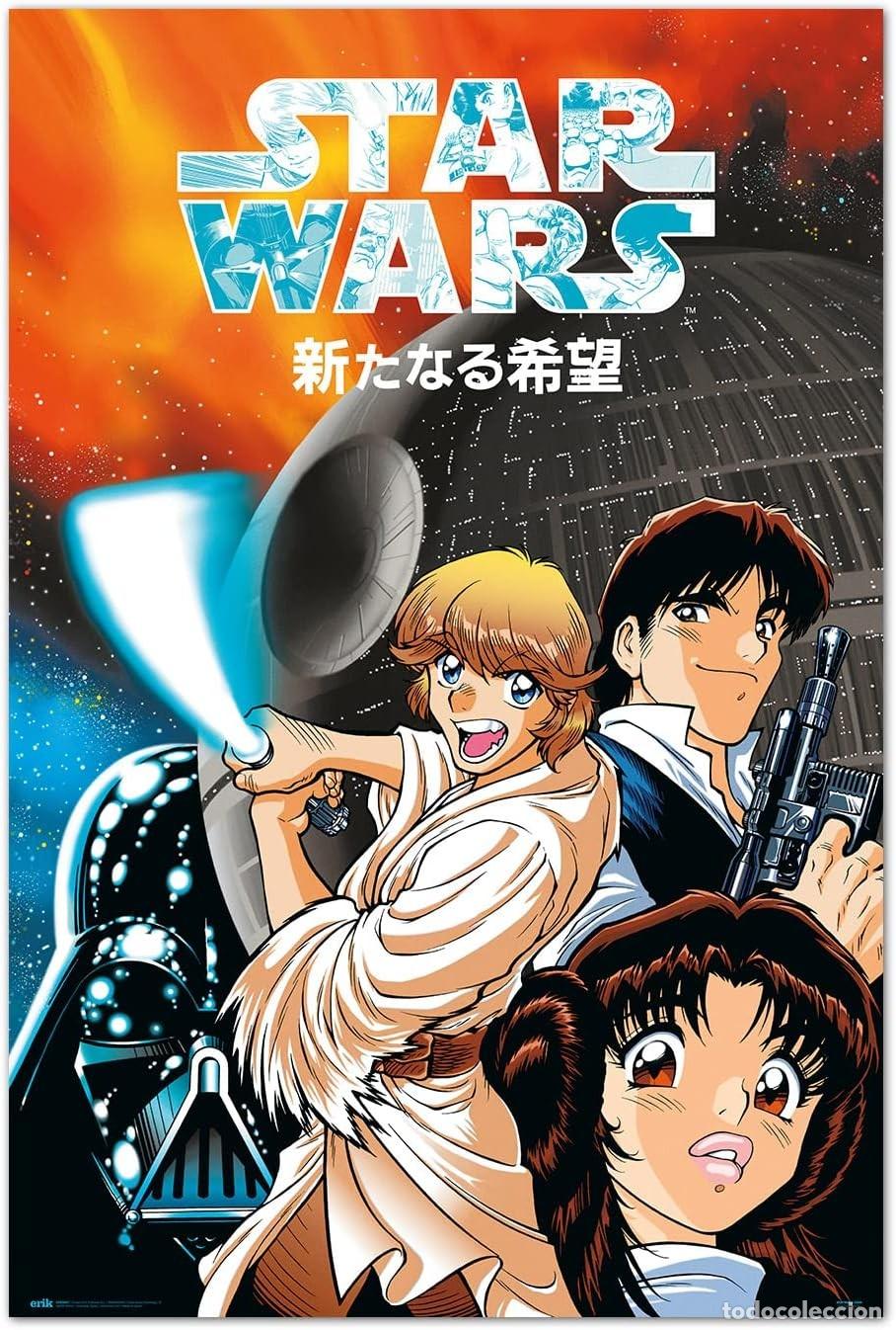 Carteles: Poster Manga a new hope - Star Wars (POSTER 61 x 91,5)
